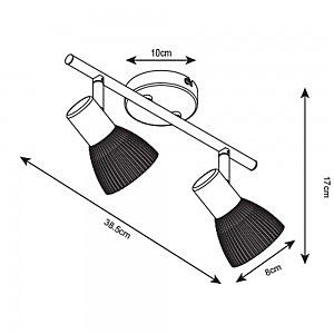 Светильник спот Arte Lamp A5062AP-2AB