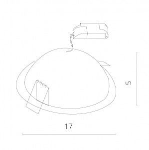 Встраиваемый светильник Arte Lamp A7016PL-1WH