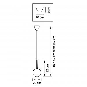 Светильник подвесной Lightstar Globo 813021