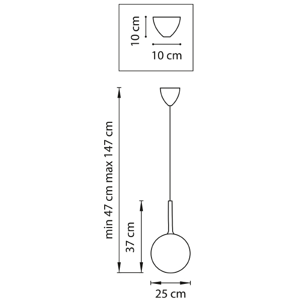 Светильник подвесной Lightstar Globo 813033