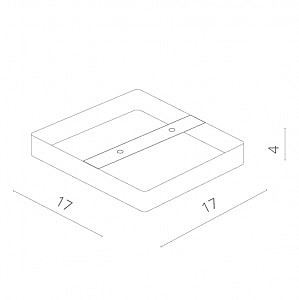 Светильник потолочный Arte Lamp ANGOLO A3612PL-1WH