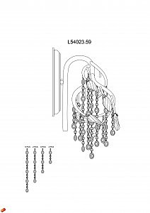 Настенное бра L'Arte Luce Garden L54023.59