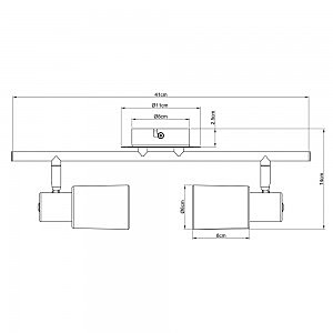 Светильник спот Arte Lamp CAVALLETTA A4510PL-2SS