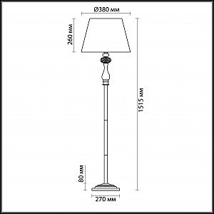 Торшер Odeon Light Aurelia 3390/1F