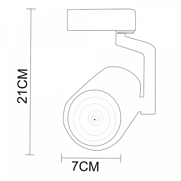 Трековый светильник Arte Lamp Traccia A2320PL-1BK