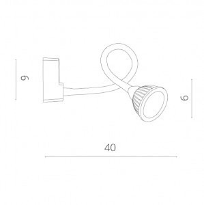 Настенное светодиодное бра Arte Lamp Cercare A4107AP-1WH