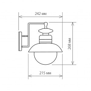 Уличный настенный светильник Elektrostandard Talli Talli D брауни (GL 3002D)