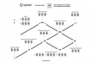 Питание боковое трековое однофазное Lightstar Barra 502117