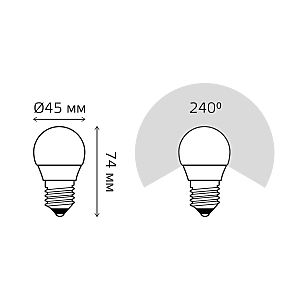 Светодиодная лампа Gauss 53226