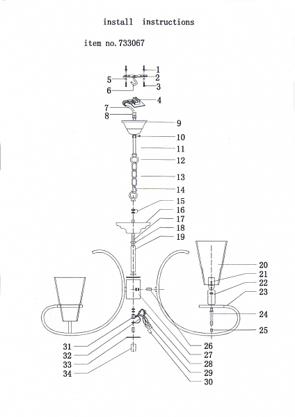 Подвесная люстра Lightstar Fiacolla 733067