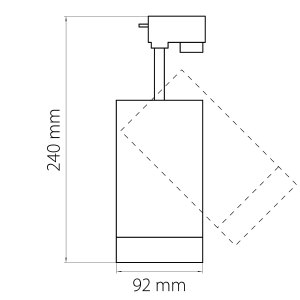 Трековый светильник Lightstar Canno 303274