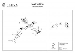 Светильник спот Freya Susana FR7002WL-03WG