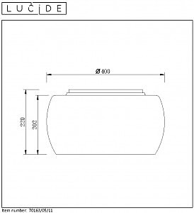 Потолочная люстра Lucide Pearl 70163/05/11