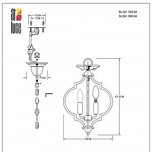 Подвесная люстра ST Luce Foriate SL361.103.04