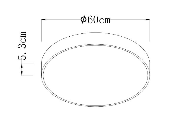 Потолочный светодиодный светильник Arte Lamp Arena A2671PL-1WH