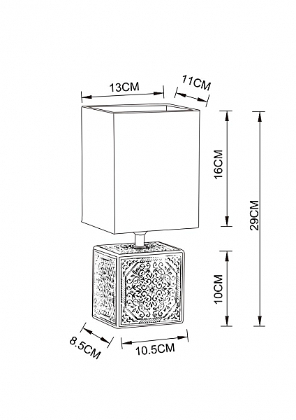 Настольная лампа Arte Lamp Fiori A4429LT-1WA