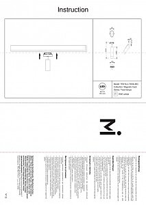 Трековый светильник Maytoni Magnetic track system TR019-2-7W3K-MG