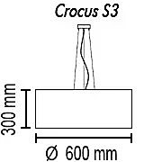Светильник подвесной TopDecor Crocus Crocus Glade S3 01 02sed