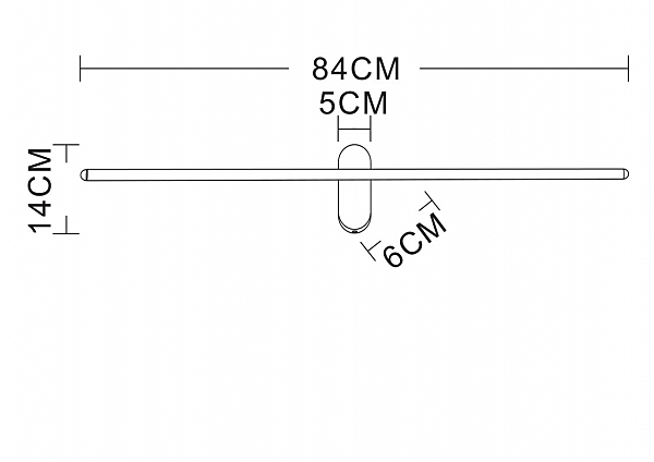 Настенный светильник Arte Lamp Prima A2028AP-1BK