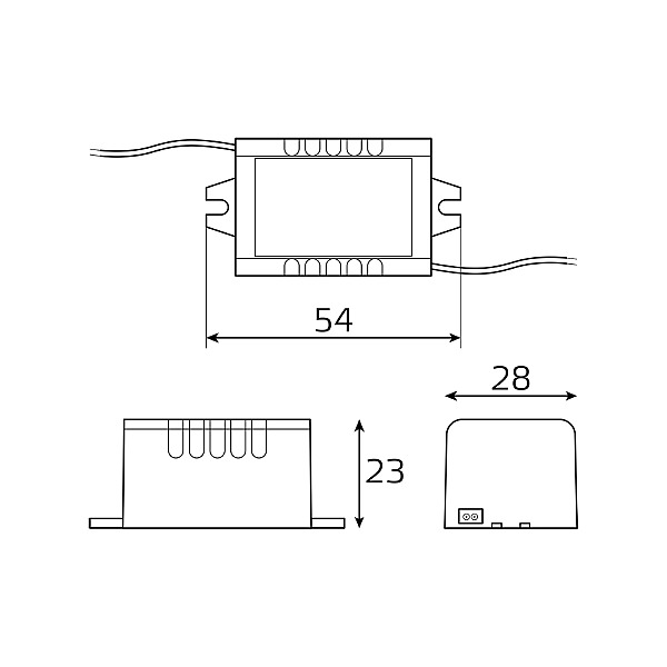 Драйвер для LED ленты Gauss Блок питания Basic BT520