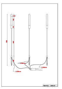 Грунтовый светильник Favourite Reedy 4048-3T