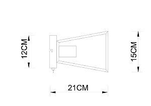 Настенное бра Arte Lamp Brussels A8030AP-1WH