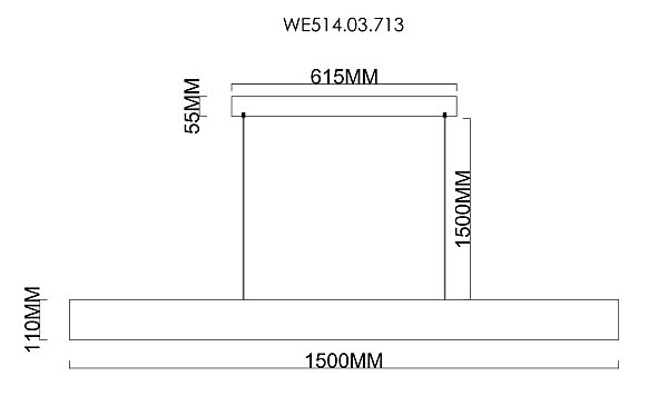 Подвесная люстра Wertmark Edda WE514.03.713