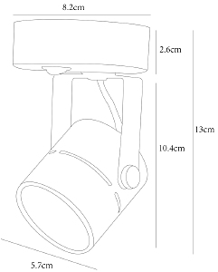 Светильник спот Arte Lamp Mizar A1311AP-1BK