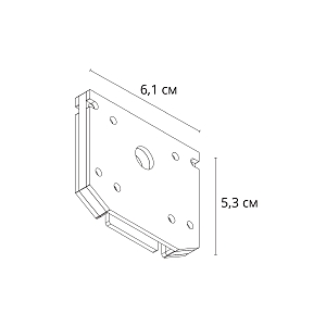 Заглушка для магнитного шинопровода Arte Lamp Linea-Accessories A484206E