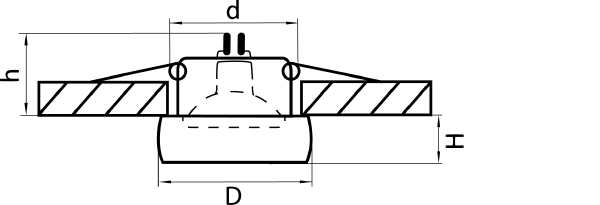 Встраиваемый светильник Lightstar Tondo 006201