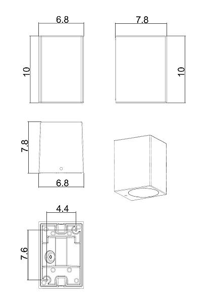 Уличный настенный светильник Arte Lamp Artefact A3404AL-1BK