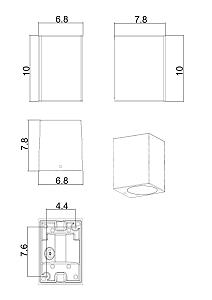 Уличный настенный светильник Arte Lamp Artefact A3404AL-1BK