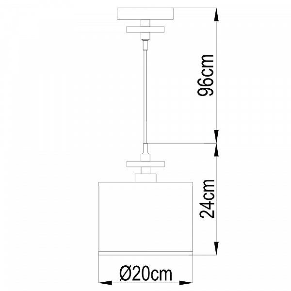 Светильник подвесной Arte Lamp FURORE A3990SP-1CC