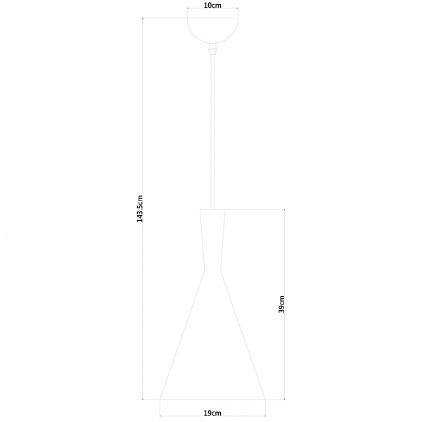 Светильник подвесной Arte Lamp CAPPELLO A3408SP-1BK