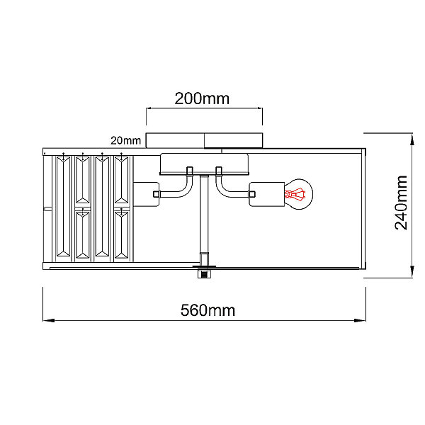 Потолочная люстра MW Light Монарх 121010205