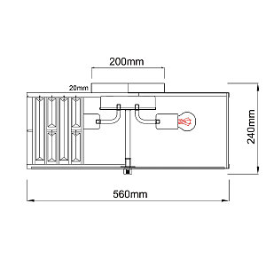 Потолочная люстра MW Light Монарх 121010205