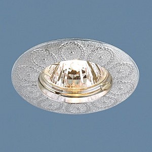 Встраиваемый светильник с узорами 603 603 MR16 CH хром Elektrostandart