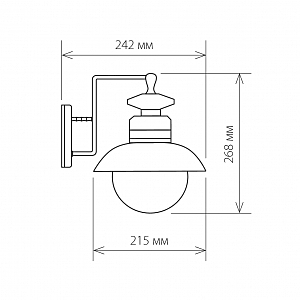 Уличный настенный светильник Elektrostandard Talli Talli D брауни (GL 3002D)