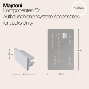 Заглушка для шинопровода Maytoni Accessories for tracks TRA001EC-11W