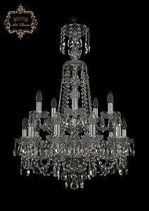 Подвесная хрустальная люстра 11.11 Art Classic 11.11.10+5.195.2d.XL-85.Cr.Sp