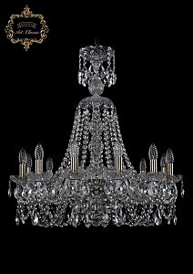 Подвесная хрустальная люстра 11.11 Art Classic 11.11.12.240.XL-74.Br.Sp