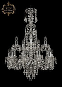 Подвесная хрустальная люстра 11.24 Art Classic 11.24.10+5.200.2d.XL-87.Cr.V0300