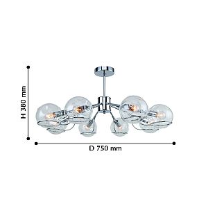 Потолочная люстра F-Promo Darina 2341-8P