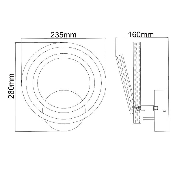 Настенное LED бра De Markt Аурих 496029202