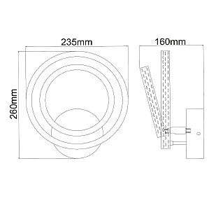 Настенное LED бра De Markt Аурих 496029202