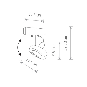 Трековый светильник Nowodvorski Cross 9603