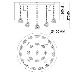 Потолочная люстра MW Light Жаклин 465016304