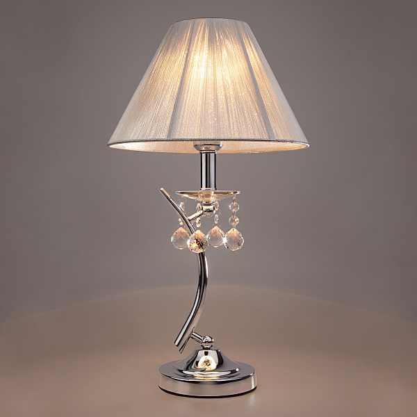 Настольная лампа Eurosvet Odette 1087/1 хром/серебристый Strotskis настольная лампа