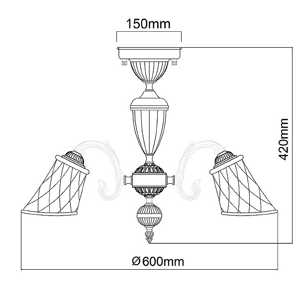 Потолочная люстра MW Light Ариадна 450019105