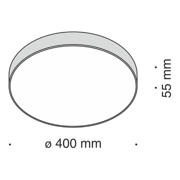 Потолочный светодиодный светильник Maytoni Zon C032CL-L48B4K